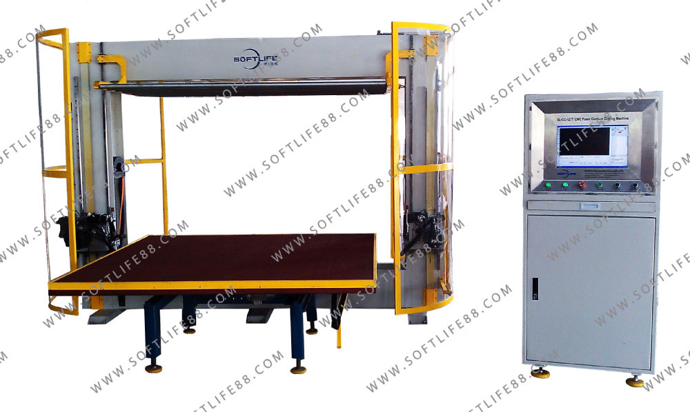 آلة قطع كفاف الرغوة الصلبة PU ذات الأسلاك السريعة CNC آلة قطع الرغوة CNC