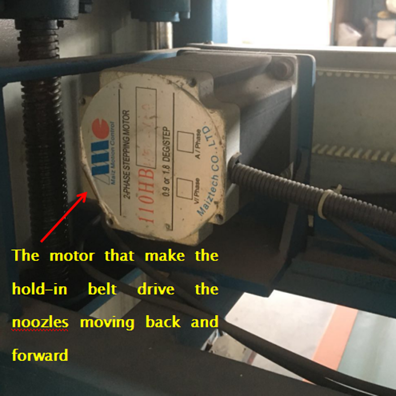 CNC HOTMELT GLUE آلة لصق المراتب البخاخ
